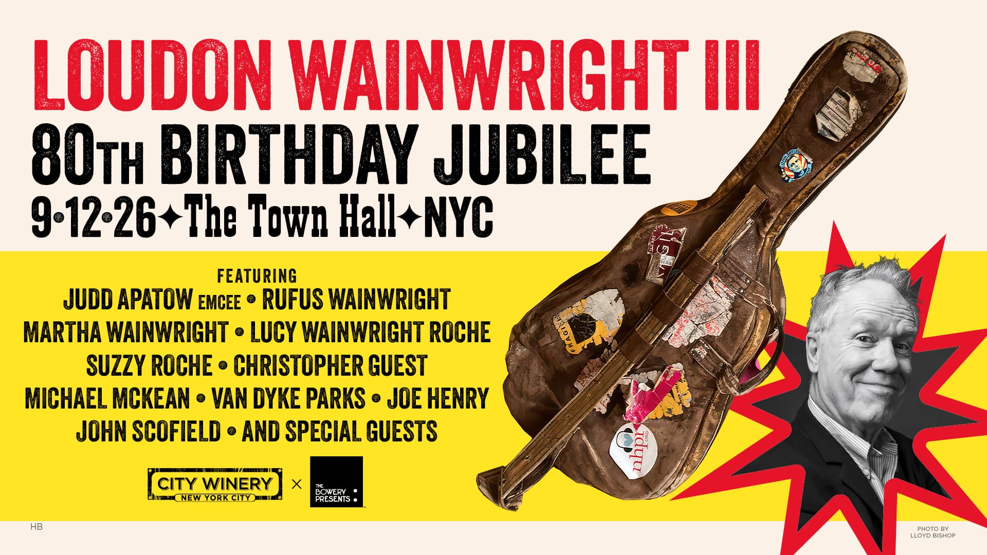 Loudon Wainwright III: 80th Birthday Jubilee